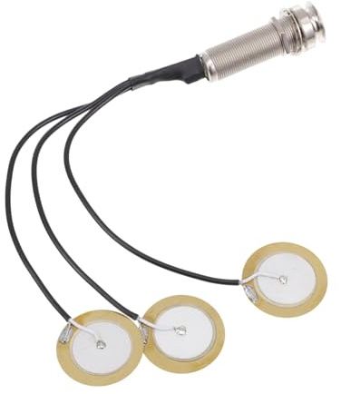 GOOHOCHY Kalimba Tonabnehmer aus Metall in Silber mit Leichtem Design zur Klangverbesserung als Kalimba Zubehör für Daumenklavier Musiker