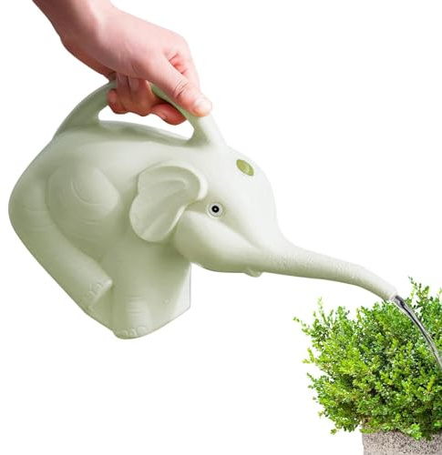 Regadera de elefante – Regadera para plantas, regadera | Jarra de riego para el césped del jardín del hogar, herramienta de jardín, pequeña regadera para interior y exterior, hogar, jardín,