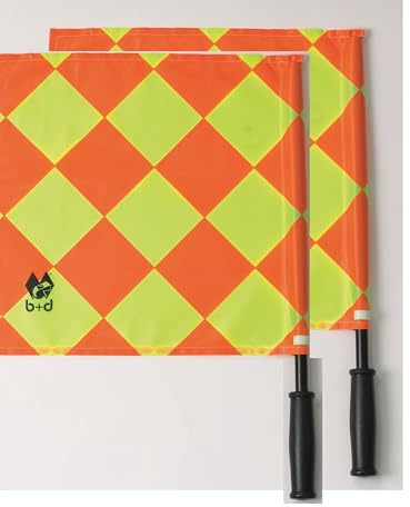 B+D SR-Assistenten-Fahnen Set - Quadro II - mit Tasche/Hülle aus Kunstleder
