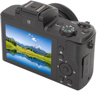 Fotocamera Digitale 5K, Zoom Ottico 5X con Messa a Fuoco Automatica, Stabilizzazione a 6 Assi, Fotocamera per Vlogging da 64 MP, Doppia Fotocamera per Vlogging, Fotografia di