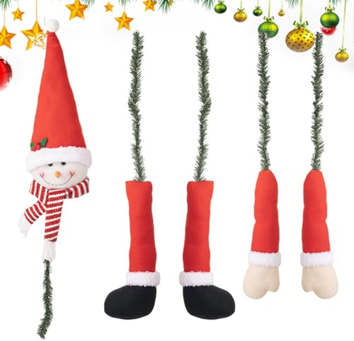 Opilroyn Punte per Albero di Natale per Piccoli Alberi, Decorazioni per Le Punte 'Albero di Natale, Accessori per Decorazioni Invernali – Punta per Albero di Natale Hugger – Decorazioni con