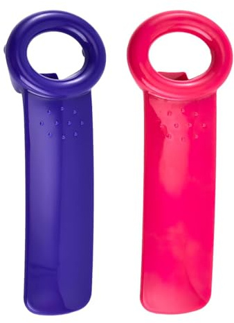2PCS Jarkey Original Easy Jar Key Opener,Easy Bottle Beer Can Lid Key Open Gripper for Elderly Children Women,Effortless Plastic Gadget Cans Grippers, Tool for Users with Weak Hands