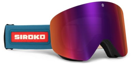 SIROKO - Gafas de Esquí y Snow para Niños GX Treasure Azul/Beige