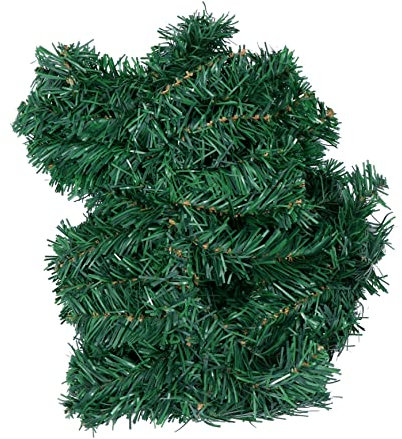 UTHCLO Weihnachtsgirlande Aus Rattan Grüne Partydekoration Zum Aufhängen Weihnachtsdeko Für Fenster Türen Und Wände Hervorhebende Weihnachtsatmosphäre