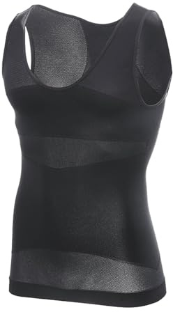 MEETYOO Herren Kompression Tank Top Shirt Shapewear Unterhemd Männer Sport Shirt Muskelshirts Fitness Workout Schnelltrocknend Atmungsaktiv