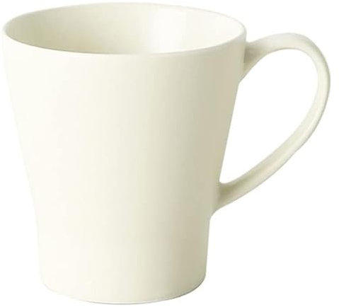 Taza Taza de café de cerámica de estilo minimalista 300ML/350ML taza de café caliente taza de leche taza de desayuno microondas multifuncional-verde/Beige Con asas(Beige,10 * 12cm)