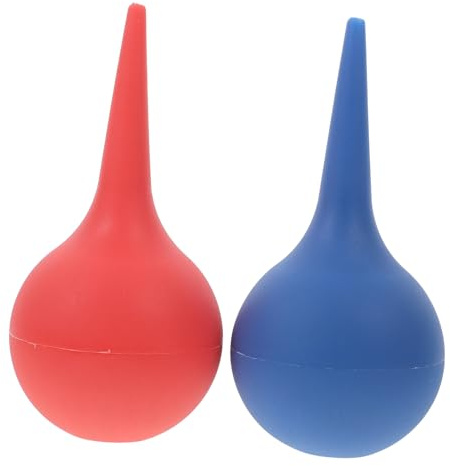 GOOHOCHY 2 Stück 75 Ml Ohrspül Quetschballon Aus Bruchfestem Kunststoff Wiederverwendbar Und Schnell Wirkend Ohrsaugball Für Sichere Komfortable Ohrreinigung Und Präzise Reinigung Von Instrumenten
