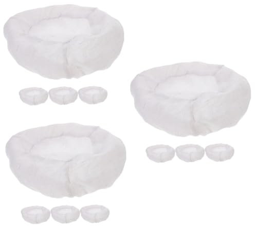 GLEAVI 3sets 4pcs Jar Cloth Lid for Canning Jars Airtight Bottle Covers for Storing Jams Fruits Vegetables for Home and Commercial Use 4pcs*3