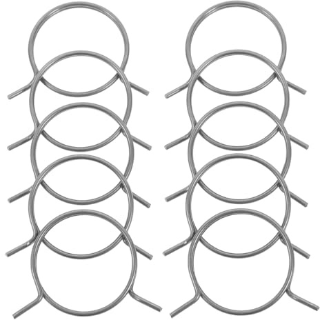 LIFKOME 10 pièces Ressorts de Serrure Fer Durables Accessoires de Sécurité pour Porte Installation Rapide sans Outil Compatible pour Serrure de Porte et Poignée de Chambre