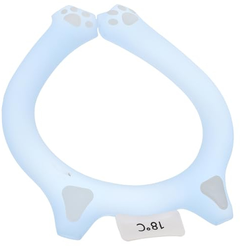 MOLUCKFU Reusable Neck Cooling Tube for Summer Lightweight Cooling Neck Wrap with Smooth Surface and Clean Ice Pack Collar for Outdoor Sports and Daily Use