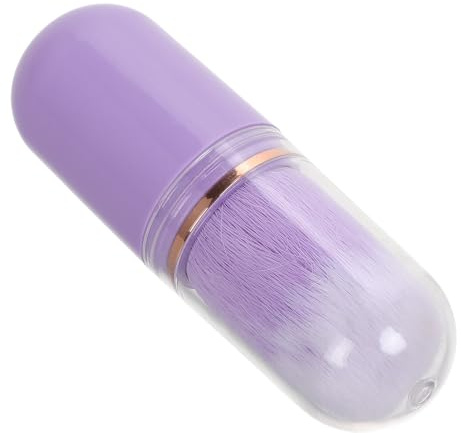 INOOMP Juego de Pinceles de Maquillaje con Cerdas Suaves de Viaje y Materiales de Nylon y Plástico Diseño Compacto Adecuado para Uso en Viajes