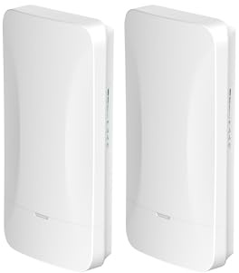 Labgear 8Km Long Range Wireless Network Bridge Kit 5.8GHz Outdoor Point to Point, Up to 900Mbps, 18dBi High Gain Antenna, IP65 Weatherproof, TDMA, VLAN & Labgear Grid Cloud Support