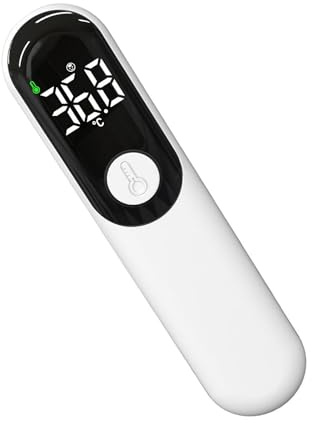Sensor de temperatura frontal, medición rápida por infrarrojos sin contacto, pequeño dispositivo preciso sin contacto, animales, enfermeras, hospital, casa, dormitorio, viaje
