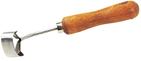 horizont Cuchillo con mango de madera y hoja de acero.