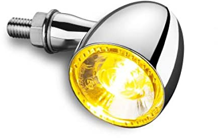 Kellermann Motorrad Blinker E geprüft LED Metall Blinker M8 Bullet 1000® Extreme Chrom, Unisex, Multipurpose, Ganzjährig