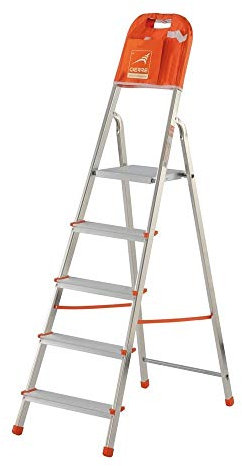 SCALA IN ALLUMINIO PER USO DOMESTICO CASA GIERRE - 5 GRADINI