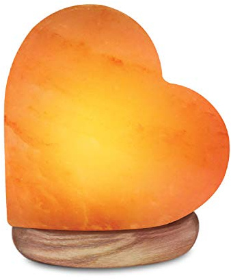 Himalayan Glow 944AC-1 Multicolor, Pink Night Light, Hand Crafted Need Wooden Base, USB Plug & Adapter, Salt Lamp Bulb, 4-5 LBS, Choice