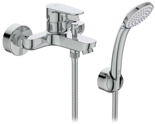 Ideal Standard BC706AA Wannenarmatur Cerafine O mit Aufsatz, chrom