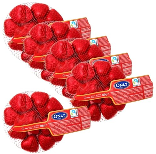 5x84 g Schoko-Herzen- im Netz/Schokolade