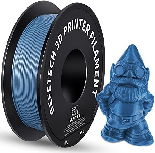 Geeetech Matte PLA Filament, 3D-Drucker PLA Filament 1 kg Spule, Genauigkeit +/- 0,03 mm, Blau