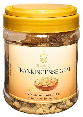Rahiiq 250g: 100% Natural and Organic Premium Quality Wildcrafted Frankincense, Pure Boswellia Carteri Resin (Somalia)