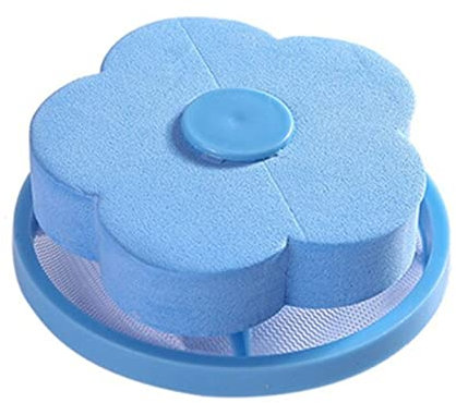 KAYLRE Hair Removal Brush Washing Machine Hair Filter Bag Grid Lint Roller Filtration Lint Laundry Bag Laundry Basket Hair Removal Device Fur Remover Hair Remover Brush (Size : Blue)