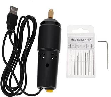 1 Juego Mini Taladro Eléctrico Mini Destornillador Eléctrico Herramienta Rotativa Inalámbrica Herramientas Inalámbricas Taladro Eléctrico De Carga USB Mini Taladro Eléctrico De Mano Taladros Inalambri