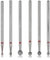 6 Pezzi Fresa Per Unghie Professionale Fresa Unghie Attacchi Manicure Frese Unghie Cura Delle Unghie 3/32 Pollici Frese Unghie Set Di Macinazione Della Fresa Per Unghie