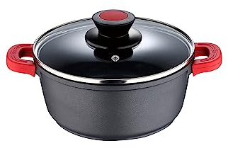 Cacerola ø20x9.0cm aluminio fundido induccion con tapa magna