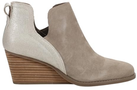 TOMS Women's Gwen Ankle Boot, Dune Suede Metallic Suede, 37 EU