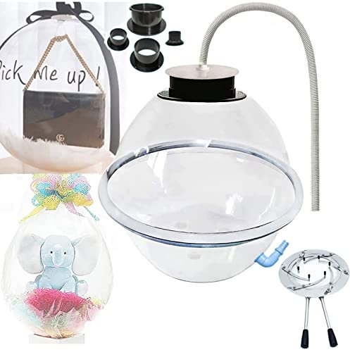Ballonfüllmaschine mit Ballon-Expander oder Luftpumpe, Ballon-Expander-Füller für Rosenstrauß, Hochzeit, Weihnachten, Geburtstag, Party, Geschenk, C (G)