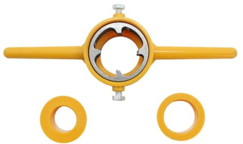 Kexpery 6 Stück/Set NPT-Gewindeschneider PVC/NPT Gewindemacher-Werkzeuge 1/2 3/4 1 Zoll Rohreinfädler Sanitärwerkzeug für Pumpen Rohre Schneideisen Handwerkzeug