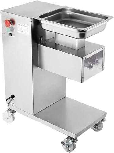 HXLDZOU Meat Grinder, Commercial Meat Slicer 18mm Blade Meat Slicer Meat Grinder Electric Steak Pork Meat Slicer 110V 550W 500Kg/hour for Restaurant Use