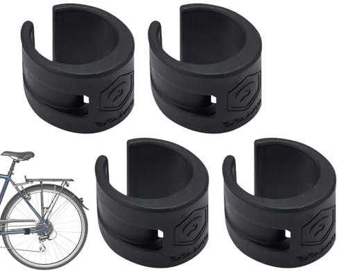 Kettenstrebenschutz Aus Gummi | 4 Stück Mountainbike-Kettenschutz – Schutzaufkleber, Gummiabdeckung, Fahrrad-Kettenpflege, Halterungsaufkleber, Verbessert Den Schutz Der Kette