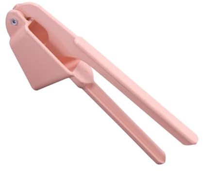 GRIRIW Presse à Ail Multifonction Alliage Rose Hachoir Et Trancheur Ergonomique Broyeur Pour Plusieurs Gousses Non Pelées Accessoire Cuisine Pratique