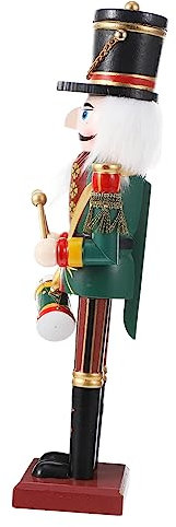 ULTECHNOVO Adornos De Cascanueces De Madera Soldados De Nogal Pintados Decoración De Escritorio Marionetas para Oficina
