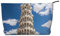 WBQLSL Borsa per cosmetici in velluto a coste con stampa Torre di Pisa - borsa da viaggio essenziale per cosmetici