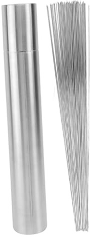 SHINEOFI 50 pièces Brochettes Barbecue Acier Inoxydable Antiadhésives avec Support Piques Résistants pour Grillades Extérieur et Camping