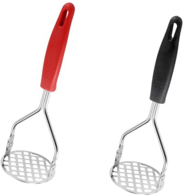 Toyvian 2 pièces Presse-purée Manuel Matériau Alimentaire Presse Légumes et Fruits Facile à Nettoyer Outil de Cuisine Pratique pour Purée Douce et Pomme de Terre Design Ergonomique
