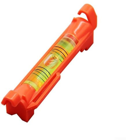 Jeu de 10 mini niveaux à bulles pour corde horizontale et ligne de construction avec crochets moulés