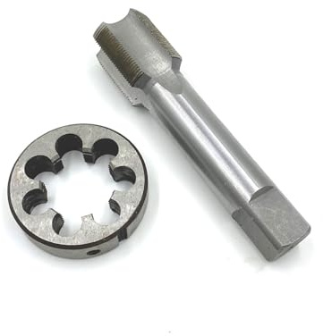 Filiera filettata, Filiera metrica, Filiera filettata, 1 set 1-27 27 for maschiatura a mano destra HSS metrica for lavorazione di utensili