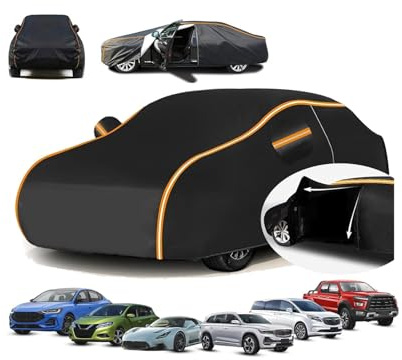 Telo Copriauto per Asia Motors Motors Rocsta (359 x 169 x 185cm),Copriauto Resistente-Resistente Pioggia/Neve + Protezione UV + Anti-polvere + Anti-strappo,Anti-sbiadimento