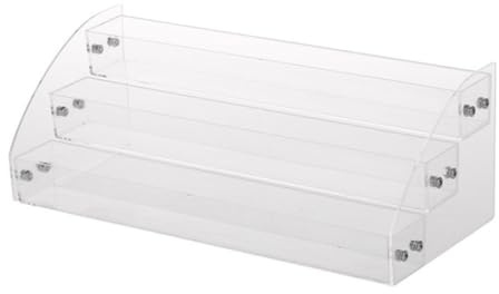 Housoutil Estante para Esmaltes de Uñas 3 Niveles de Almacenamiento, Soporte Resistente para Maquillaje y Cosméticos, Adecuado para Uso en Casa o Salón