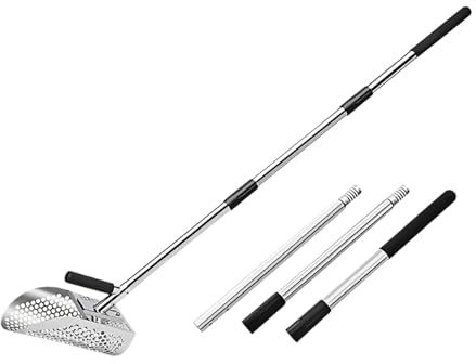 Efficiente pala per metal detector con acciaio inossidabile rinforzato e installazione rapida Design Wilderness Exploration strumento di scavo