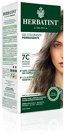 Herbatint 7C Ash Blonde Permanent Herbal Hair Colour Gel 135ml
