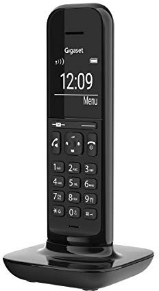 Gigaset CL394HX - Additional Handset Phone to Connect Cordless at Home - Modern Design, Hands-free, Deep Black [UK Version] [Without Base]