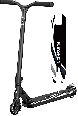 PLAYSHION Stunt Scooter Freestyle Tretroller 100mm Wheel mit ABEC 9 Kugellagern für Kinder und Erwachsene