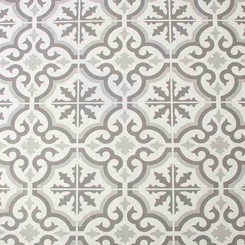Contour Antibacterial Grecian Grey Tiled Wallpaper | Paste The Wall Application | Grey Tile | Eco-Friendly