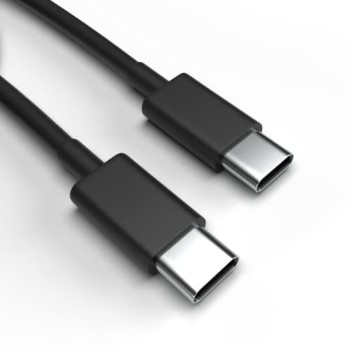 Justcom USB-C Ladekabel für Nokia 7.2 Schwarz 2 x 1 m Handy Schnellladekabel Datenkabel