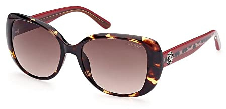 GUESS Unisex GU7822 Sonnenbrille, Dark Havana, 56